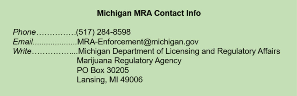 MRA contact information